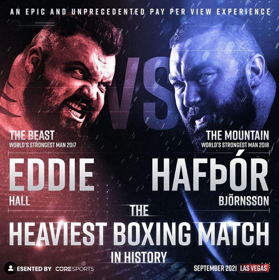 The Mountain is gearing up for a September grudge match with Eddie Hall