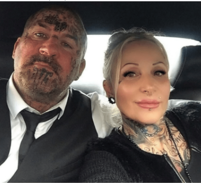 Paul Riggs, 49, and his wife Annie, 52, were sent a threatening letter warning ‘tattoos and witchcraft are not wanted here’