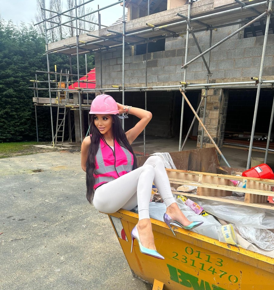 X Factor star Chloe Khan is in the process of building a spa at her mansion in Harrogate