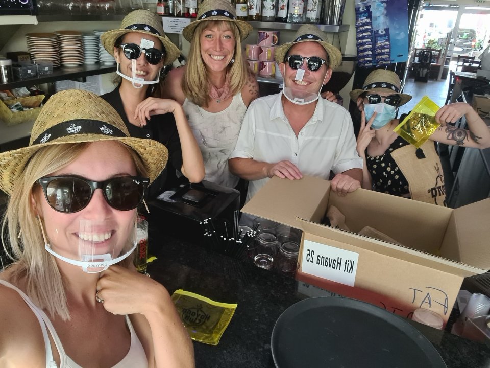 The team at Fat Cat's Bar in Albufeira are "excited" to see tourists this year