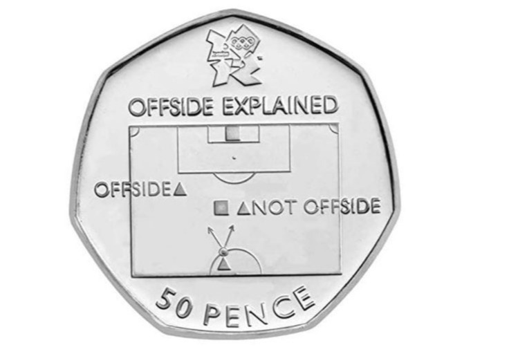 The Football coin has knocked the Judo design out of second place