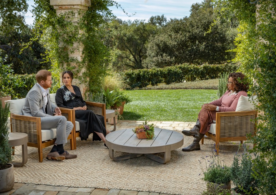 Oprah released a bombshell interview with Meghan and Harry in March