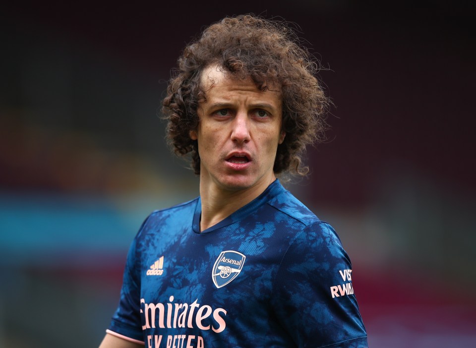 David Luiz will leave Arsenal this summer once his contract expires