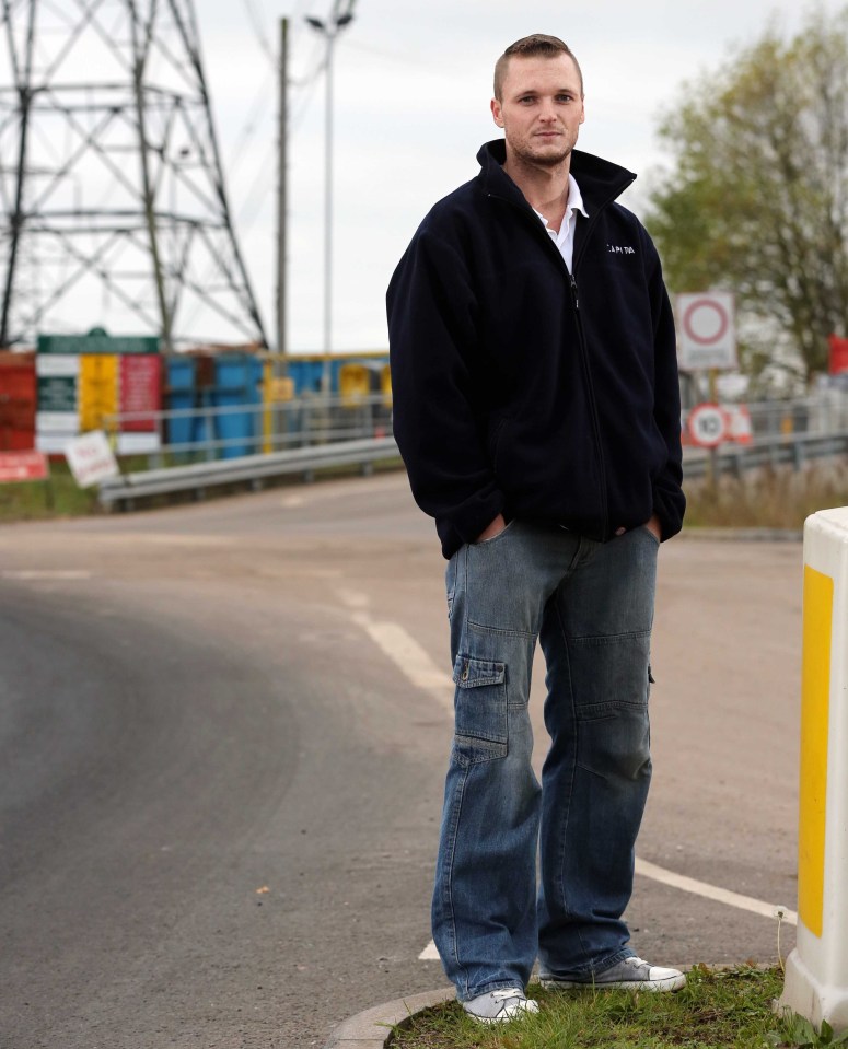 James Howells by the landfill where his nine-figure fortune is buried under heaps of rubbish