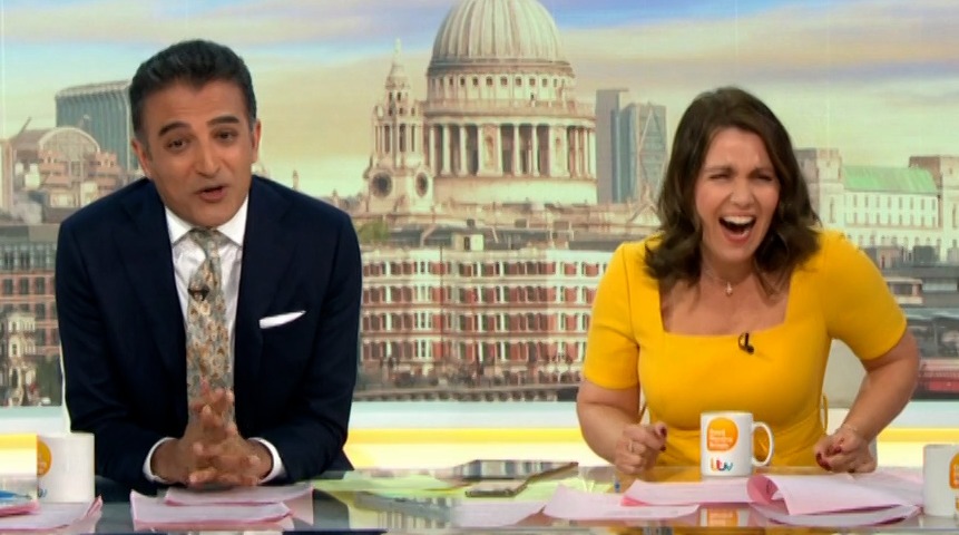 Susanna Reid burst out laughing