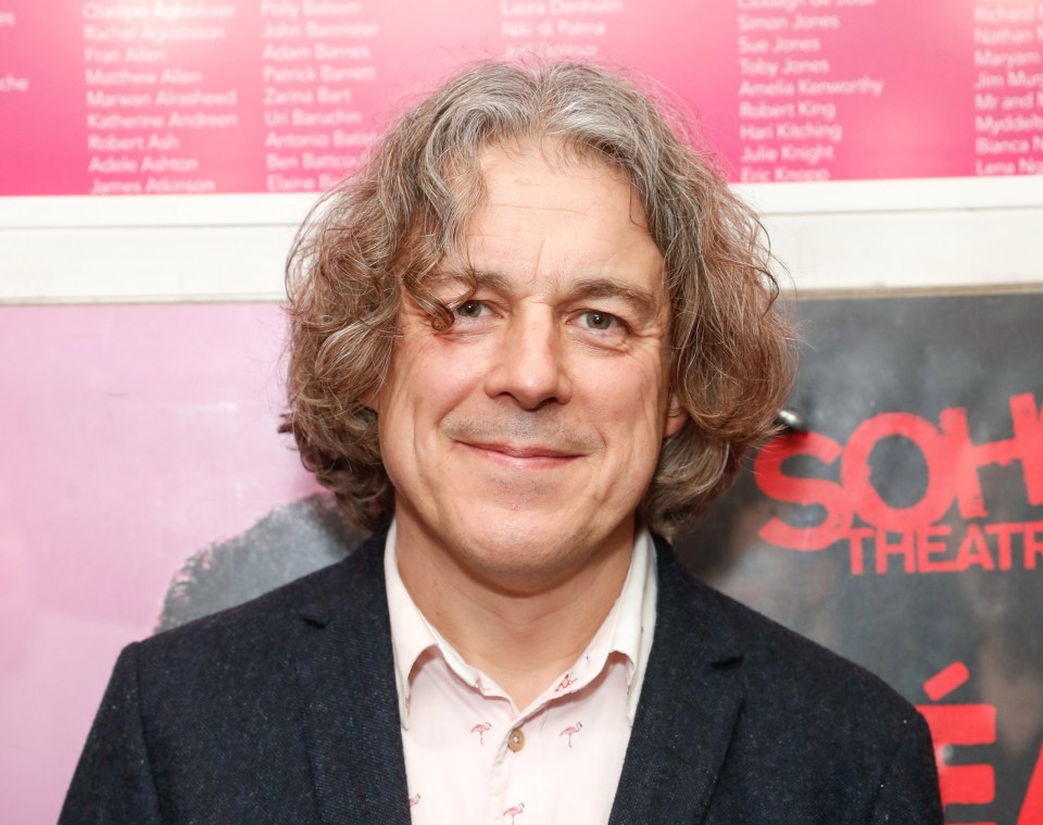 Alan Davies, 55, is a comedian and actor