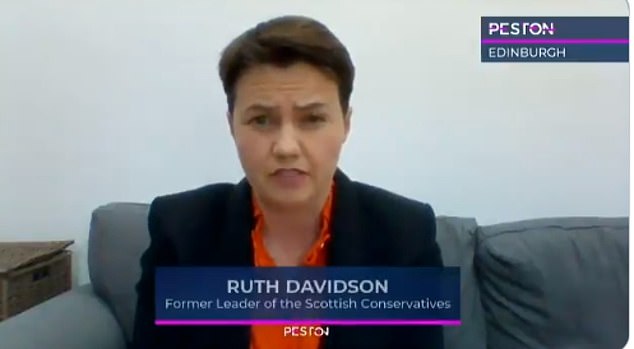 Ruth Davidson has branded Boris Johnson's plans to make voters show ID at polling stations "total b****cks"