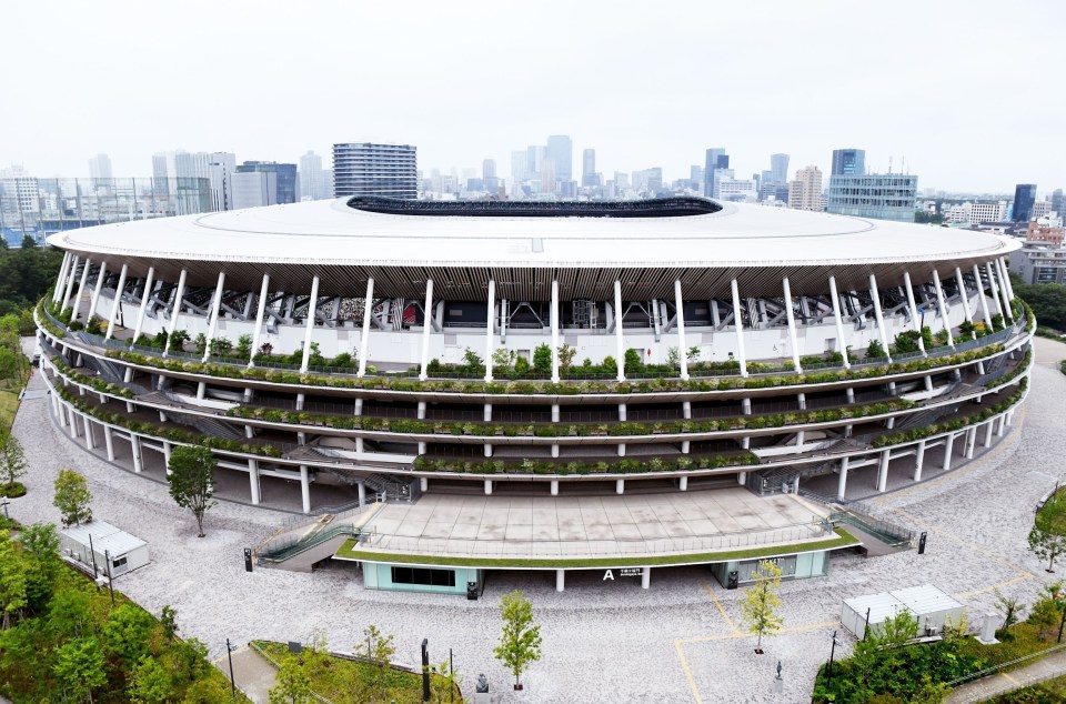 The Japan National Stadium looks stunning but may not hold fans during the Games