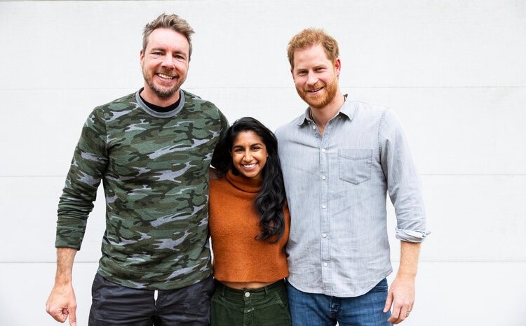 Prince Harry joined Dax Shepard and Monica Padman for a candid Armchair Expert podcast