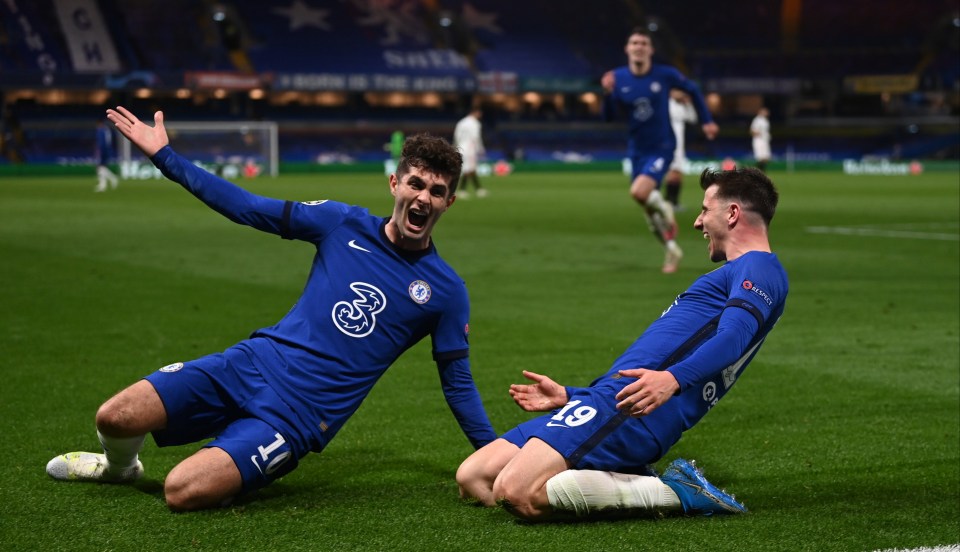 Chelsea midfielder Mason Mount knows how important his late goal is as he celebrates joyously after earning a spot in an all-English Champions League final