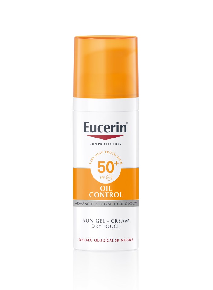 Eucerin Sun Oil Control Gel-Cream SPF50+ absorbs instantly, leaving no greasy residue