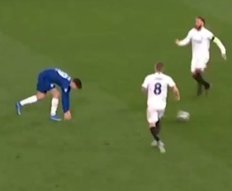 Havertz tricked Sergio Ramos as Chelsea reached the Champions League final