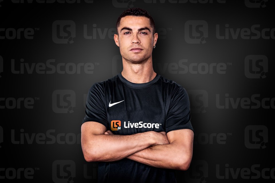 Ronaldo has become an ambassador for LiveScore