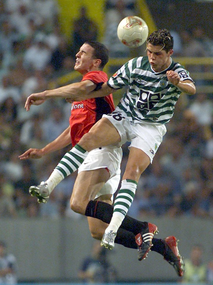 Ronaldo played one senior season for Sporting before leaving for Manchester United in 2003