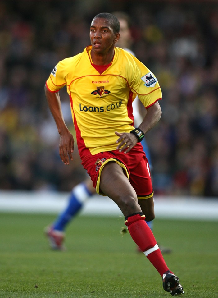 Young starred for Watford from 2003 to 2007