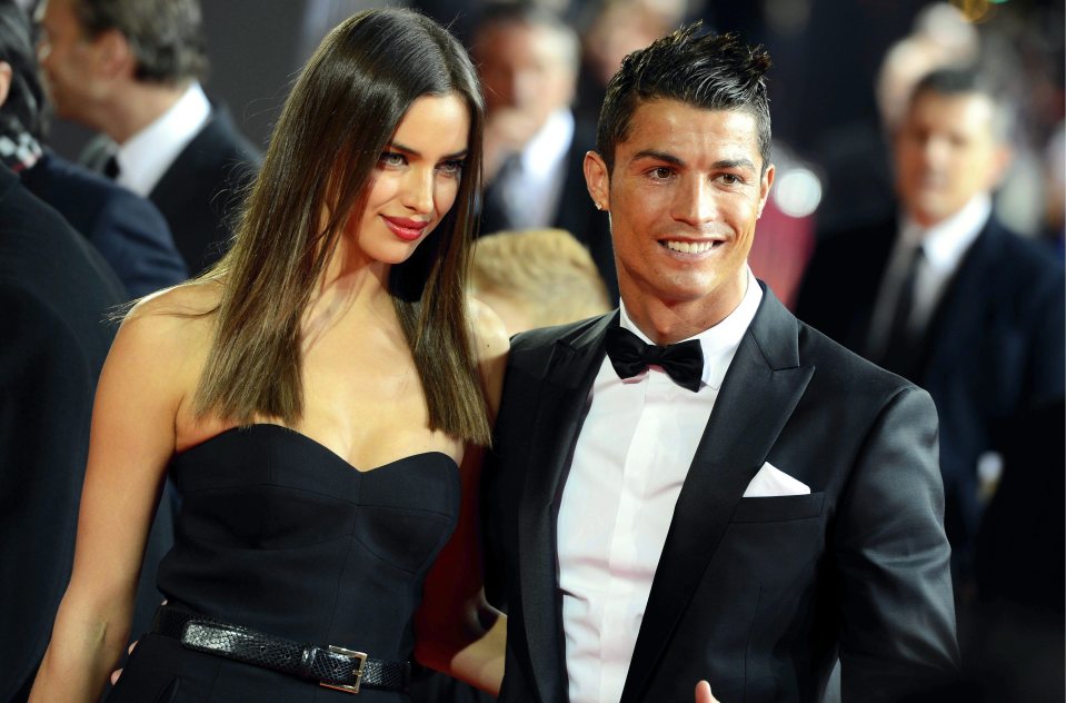 Irina and Cristiano Ronaldo dated for almost five years