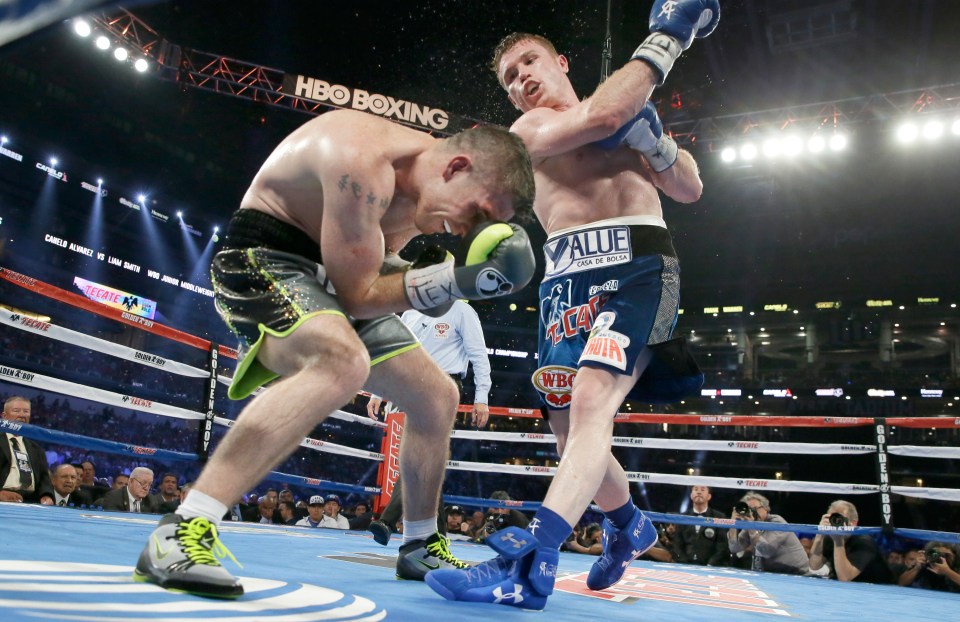 Liam Smith was beaten in nine rounds by Canelo Alvarez