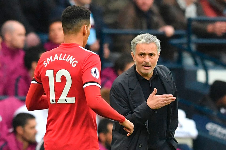 Smalling and Mourinho did not always see eye to eye