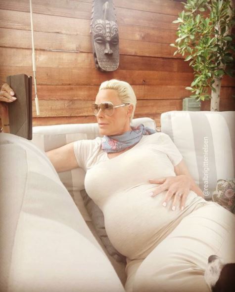 Brigitte Nielsen was 54 when daughter Frida was born