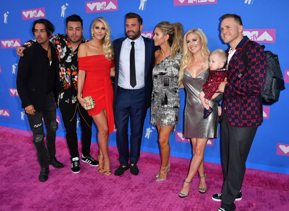 Spencer Pratt, far left, has ripped into his The Hills co-stars