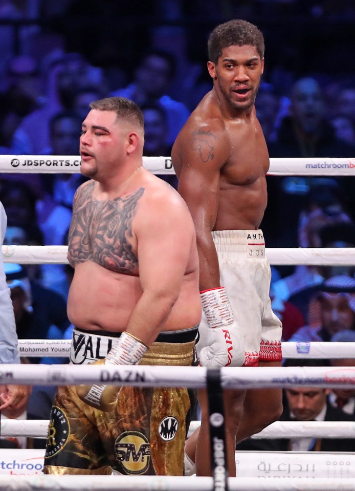 The former world champ has lost two stone since his failed title defence in 2019