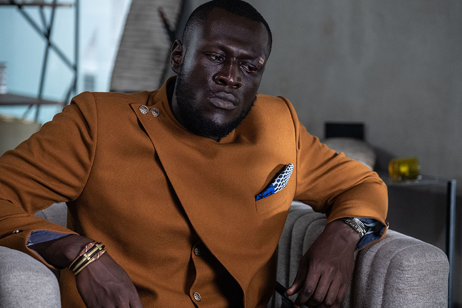 Rapper Stormzy starred in the last series