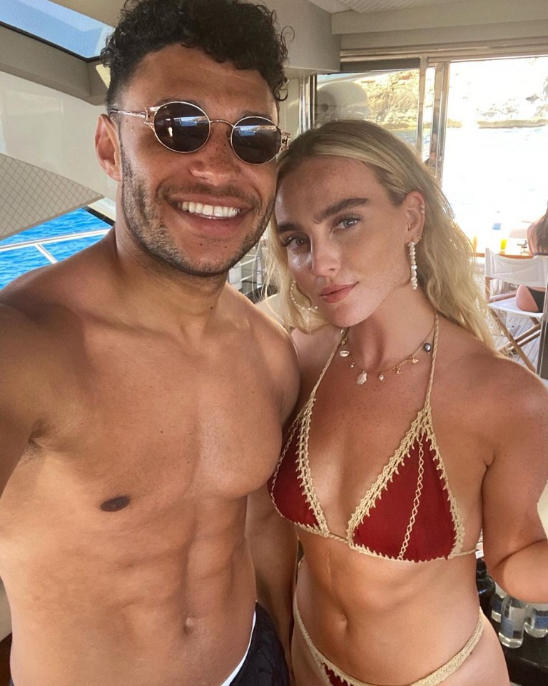 Perrie is also pregnant with partner Alex Oxlade-Chamberlain