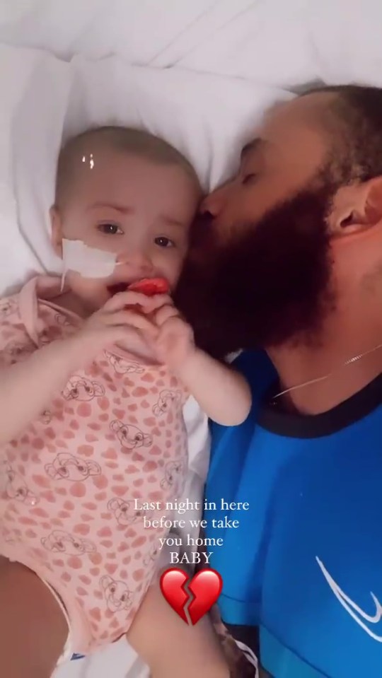 The brave little girl tragically passed away last month