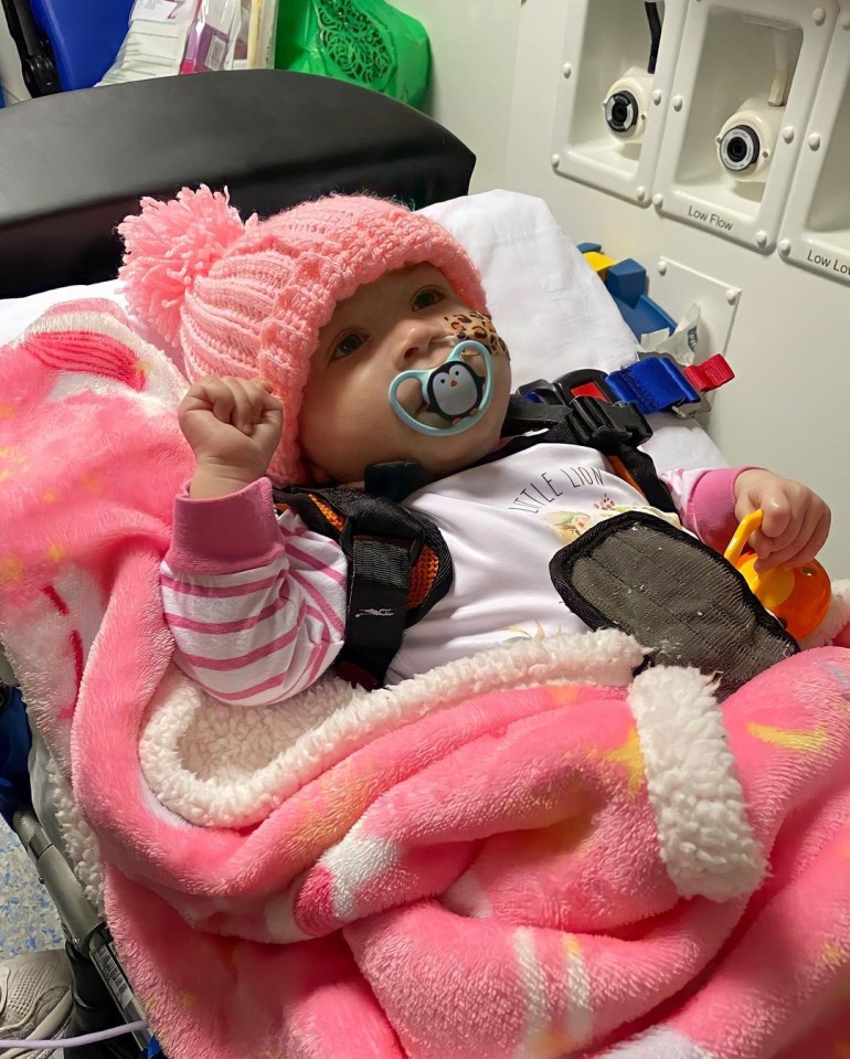 Azaylia was only eight months old when she died from a rare form of leukemia