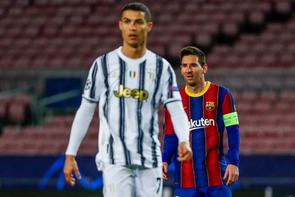 Lionel Messi and Cristiano Ronaldo both missed out on first place