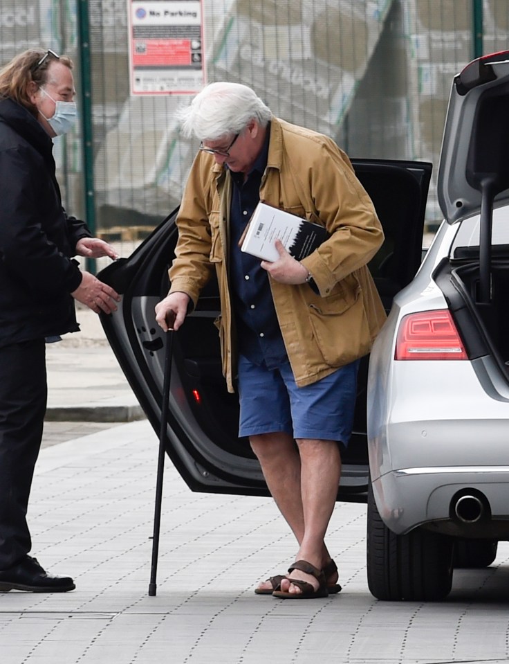 It comes after the broadcaster was pictured in April using a walking stick following a fall