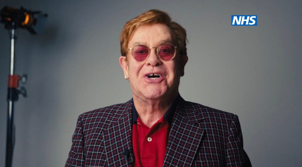 Elton John also made a brief cameo at the end of the video