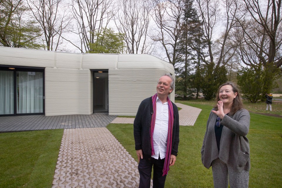 Harrie Dekkers and Elize Lutz' new home is a two-bed bungalow in Eindhoven