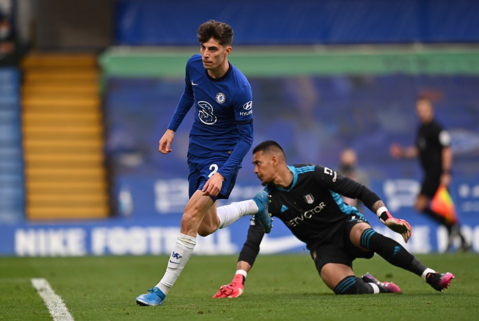 Kai Havertz doubled his goal tally for the season to four