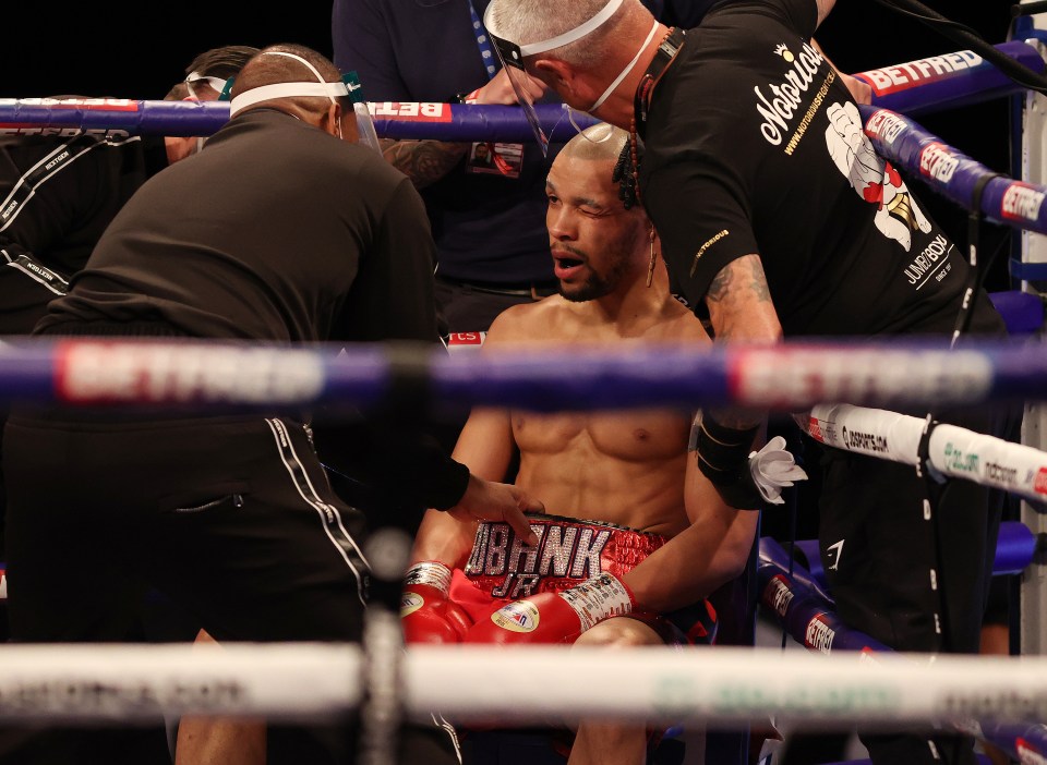 Chris Eubank Jr had new trainer Roy Jones Jr in his corner for the first time