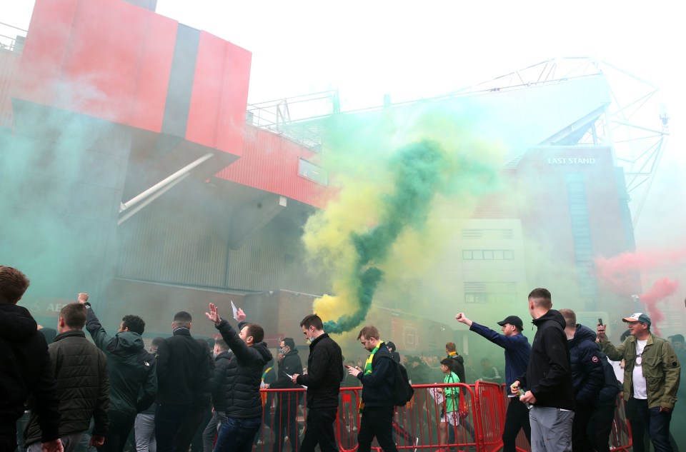 Supporters broke into Old Trafford on Sunday to protest and caused United’s game with Liverpool to be called off