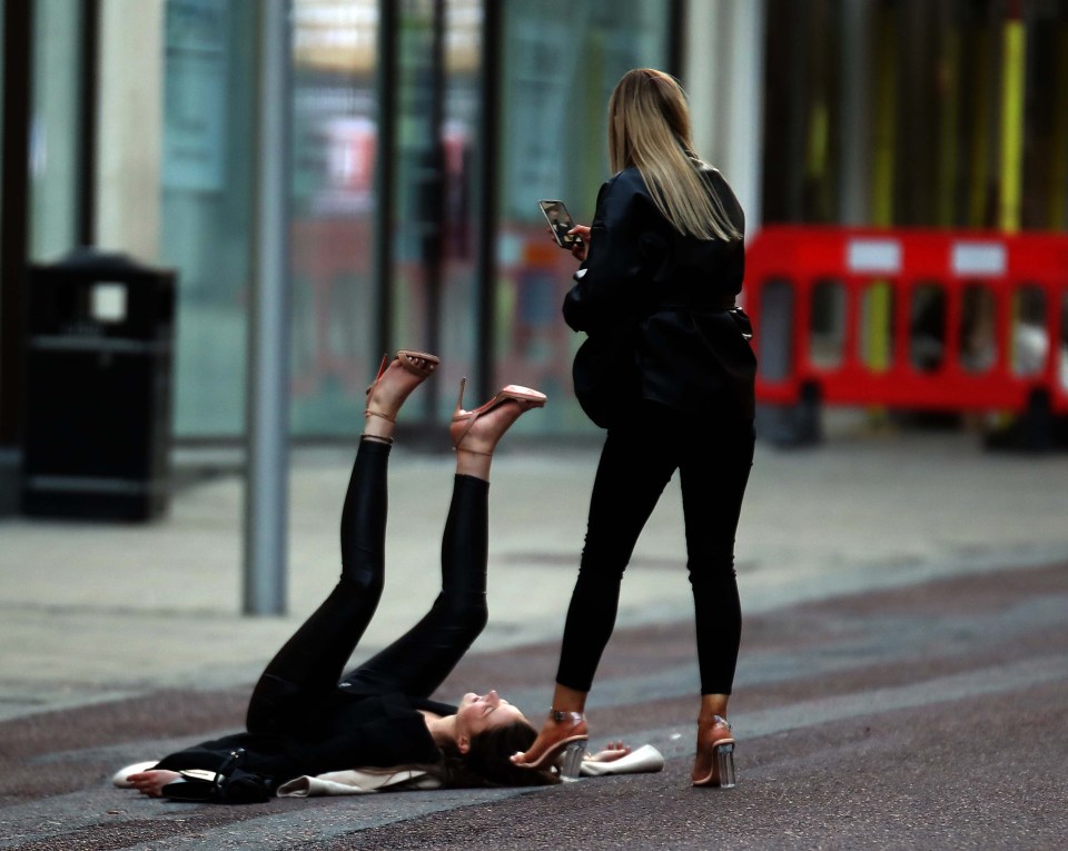 Boozy Brits returned to the streets for the long weekend