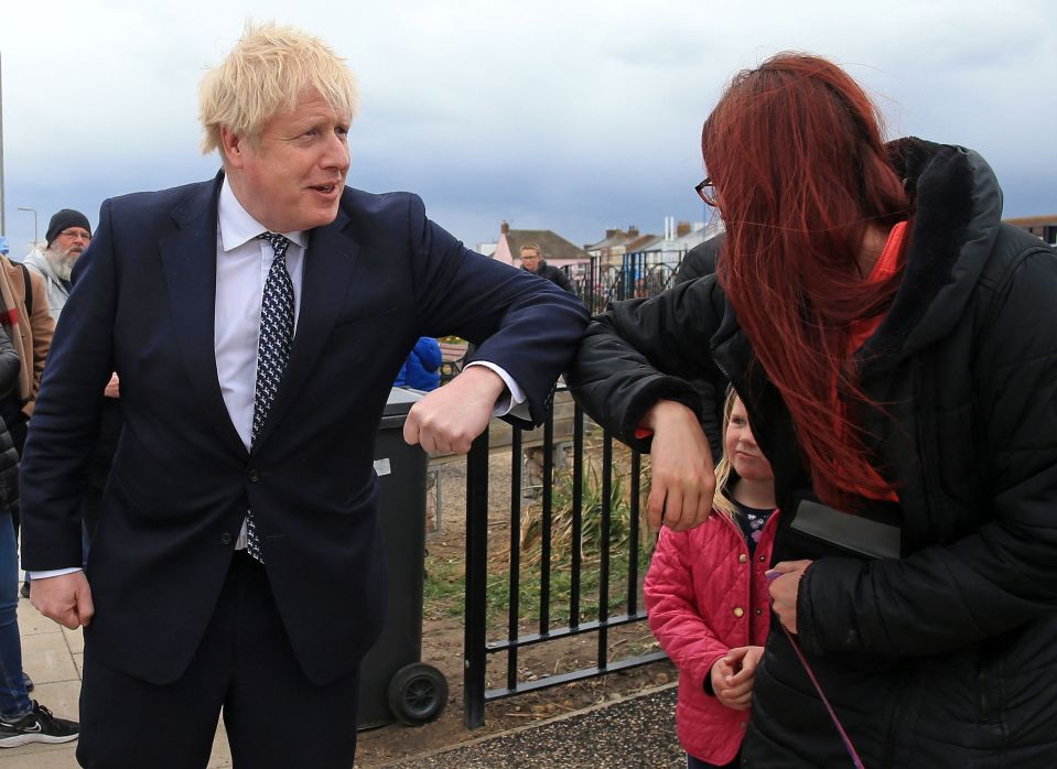 The PM on the campaign trail in Hartlepool earlier this week