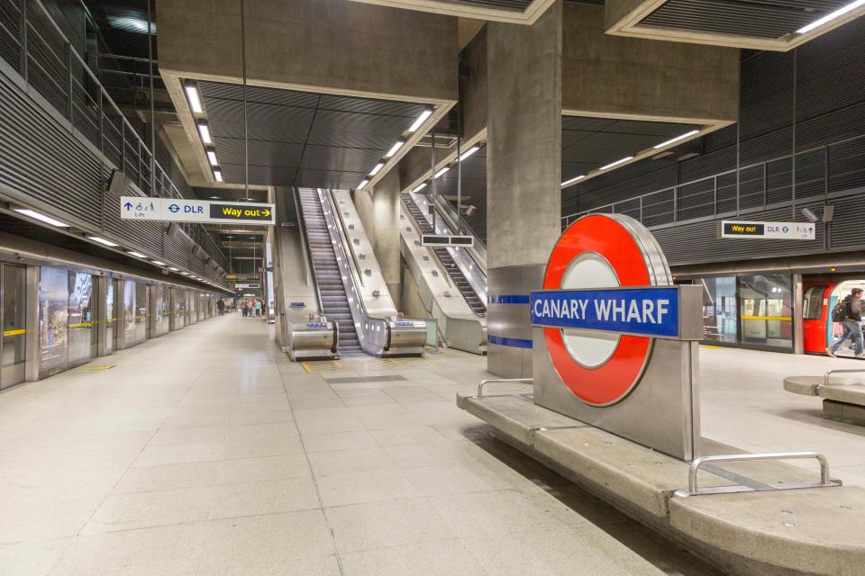 The station of Canary Wharf even featured in the Star Wars films