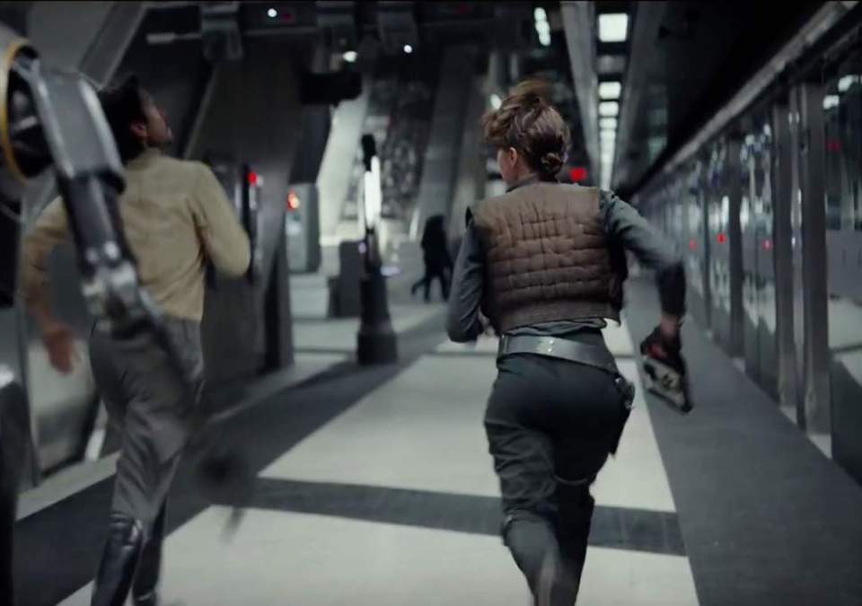 Chase scenes in Rogue One used the tube station