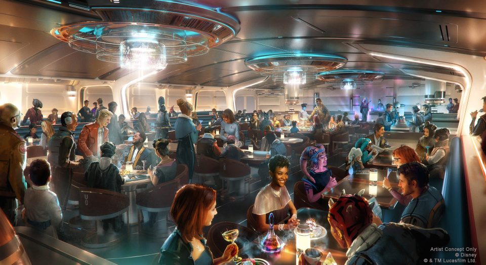 The on-board restaurant will have live performances during dinner