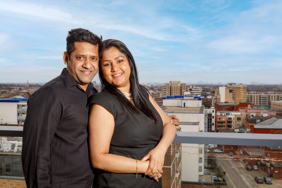 Their home has a balcony too, which you can see the Shard from