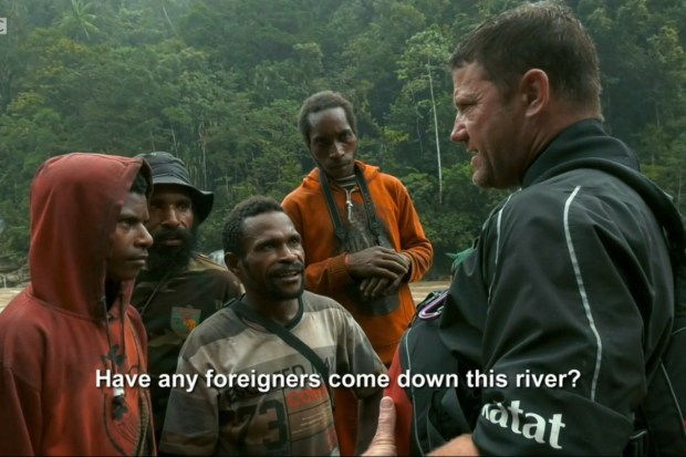 Steve Backshall on BBC2’s Down The Mighty River