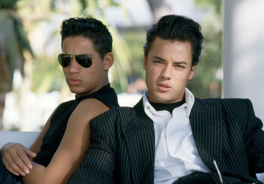 L-R Barry and Nick Kamen