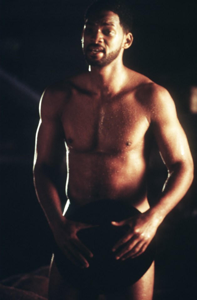 The actor often appears on-screen with rippling abs and pecs