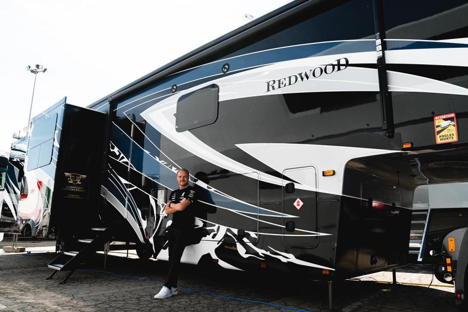 Valtteri Bottas is delighted with his home on wheels