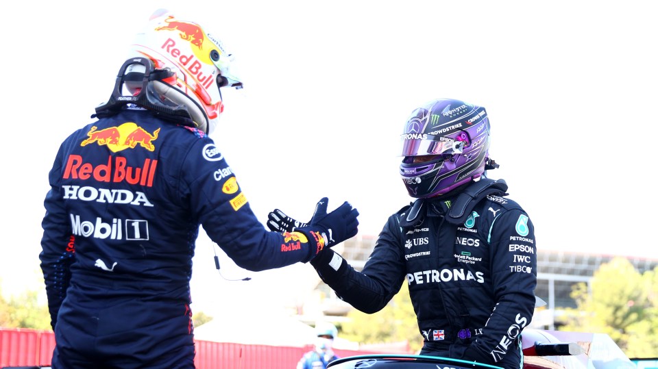 Verstappen showed appreciation for Hamilton's performance