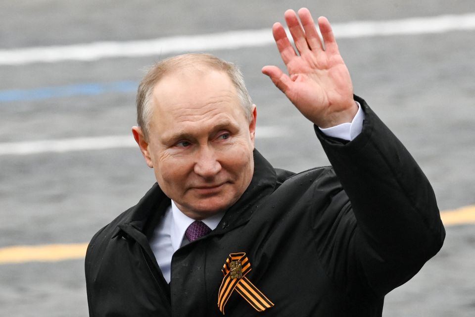 President Vladimir Putin leaves Red Square after the Victory Day