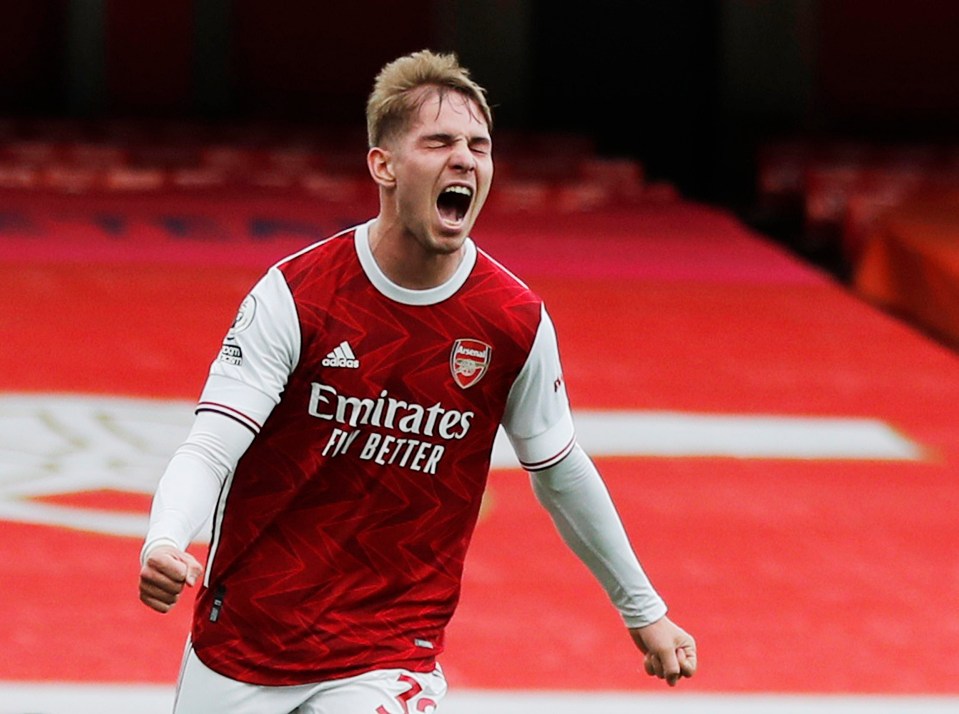 Emile Smith Rowe scored a fine goal in a strong performance