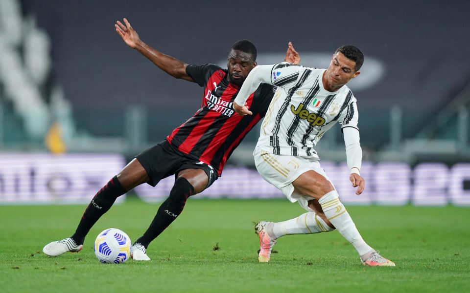 The defender kept Cristiano Ronaldo quiet and then popped up at the other end to score AC Milan's third at Juventus